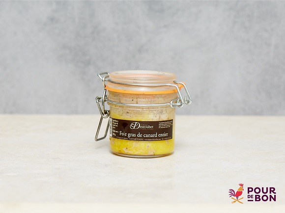 Foie gras de canard entier 100g. 1/2 parts Foie Gras
