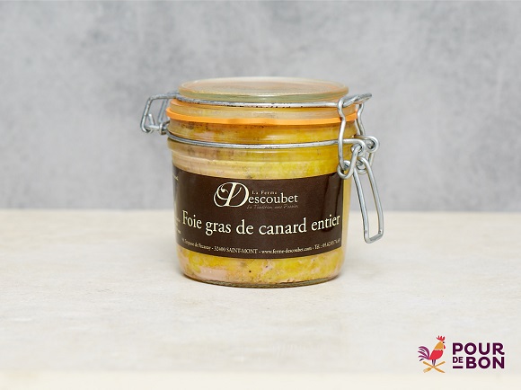 Foie gras de canard entier 320g. 4/6 parts Foie Gras